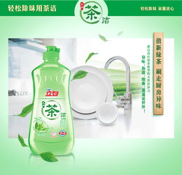 立白 茶洁洗洁精460g