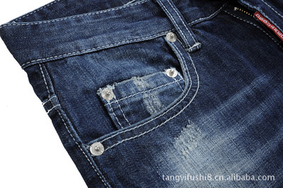 【[Dsquared2]爆款!全棉洗水,TWINS设计主打工装直筒小牛王1215】价格,厂家,图片,男式牛仔裤,中山市沙溪镇鑫凯利制衣厂-