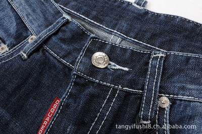 【[Dsquared2]爆款!全棉洗水,TWINS设计主打工装直筒小牛王1215】价格,厂家,图片,男式牛仔裤,中山市沙溪镇鑫凯利制衣厂-
